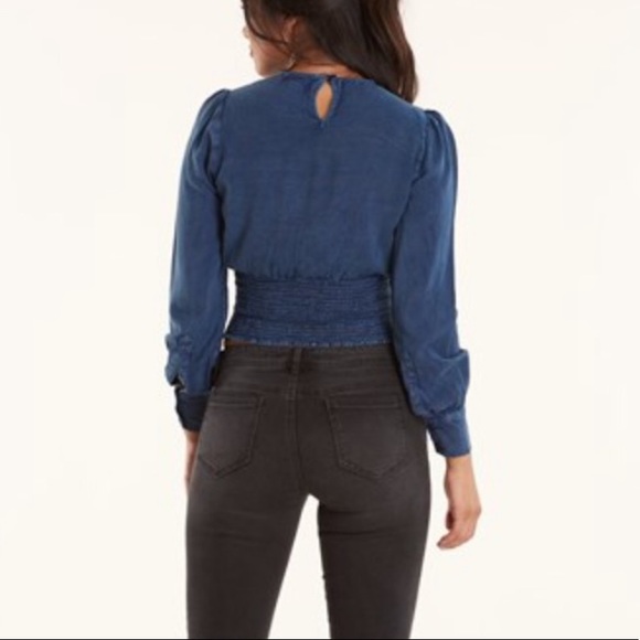 Stretchy Puff Sleeve Top - Picture 2 of 8